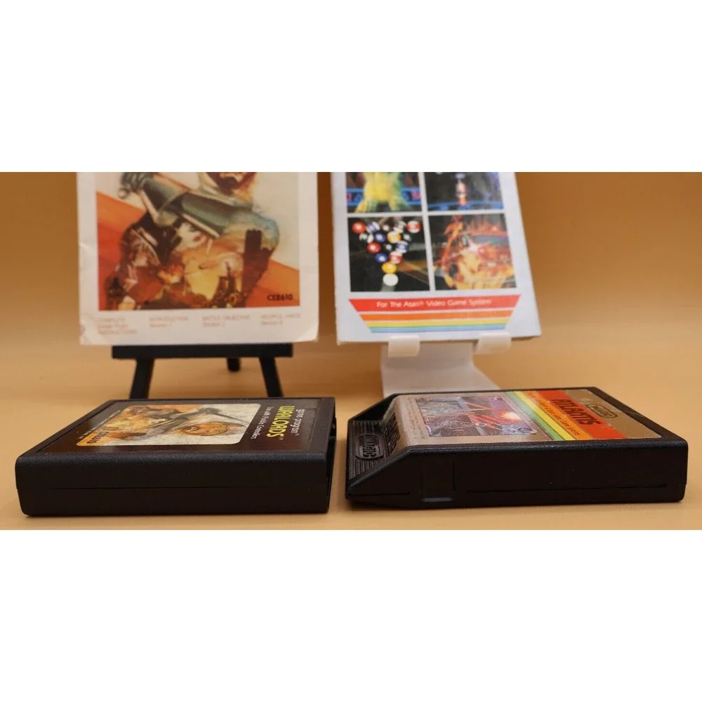 Atari‎ 2600 Warlords With Manual & Imagic Atlantis Untested Video Games Lot of 2